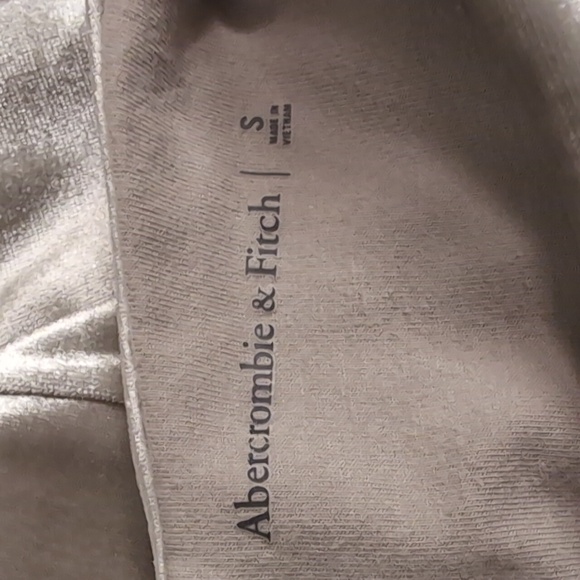 A&F Paloma Sleeveless Velvet Stretch Champagne Top - Picture 5 of 5